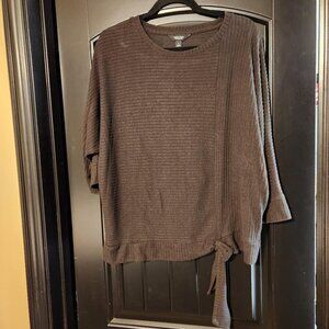 Womens Seaweed Green Simply Vera Wang Large Top